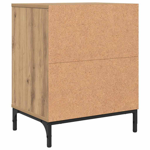 vidaXL Bedside Table Artisan oak 49 x 36 x 61 cm Engineered wood