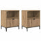 vidaXL Bedside Tables with Drawer 2 pcs Artisan oak 49 x 36 x 61 cm