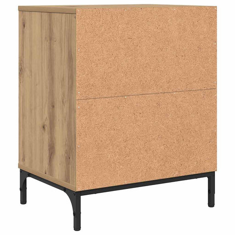 vidaXL Bedside Tables with Drawer 2 pcs Artisan oak 49 x 36 x 61 cm