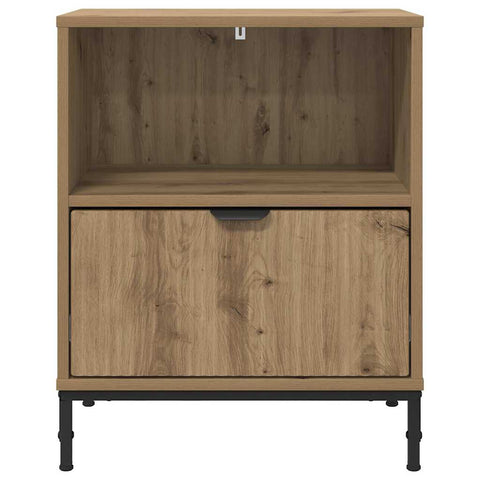 vidaXL Bedside Tables with Drawer 2 pcs Artisan oak 49 x 36 x 61 cm