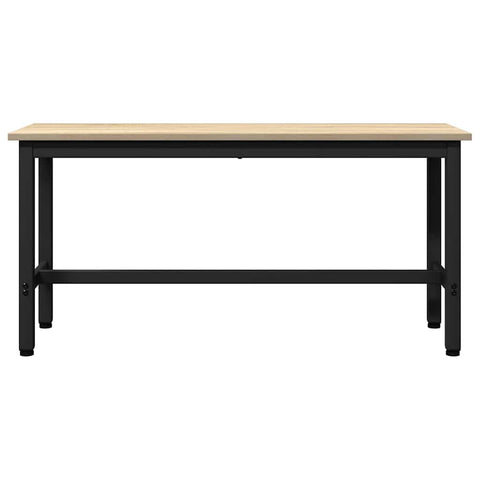 vidaXL Dining Bench 2 pcs Sonoma Oak 100 x 32.5 x 48.5 cm