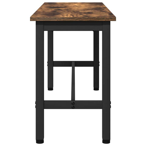 vidaXL Dining Bench 2 pcs Smoked Oak 100 x 32.5 x 48.5 cm