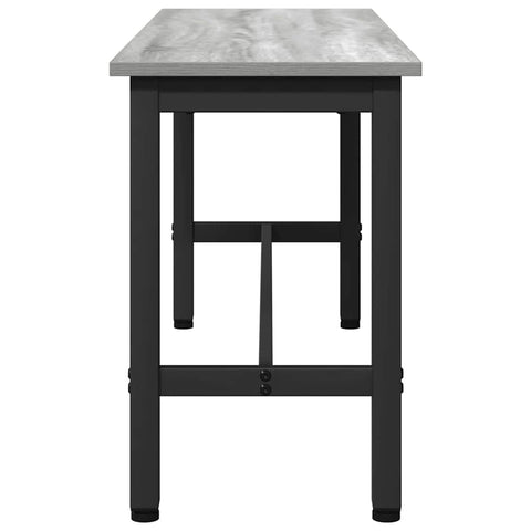 vidaXL Dining Bench 2 pcs Grey Sonoma 100 x 32.5 x 48.5 cm