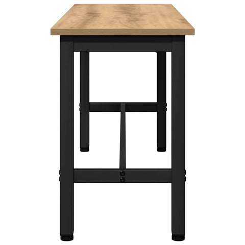 vidaXL Dining Bench 2 pcs Artisan Oak 100 x 32.5 x 48.5 cm