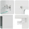 vidaXL Wall-mounted Cabinet White 55 x 29 x 100 cm Engineered wood