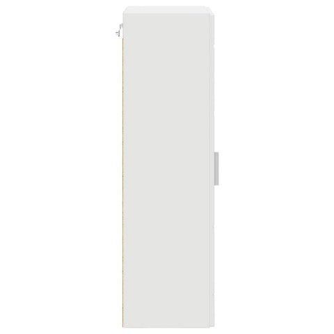 vidaXL Wall-mounted Cabinet White 55 x 29 x 100 cm Engineered wood