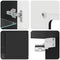 vidaXL Wall-mounted Cabinet Black 55 x 29 x 100 cm Engineered wood