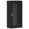 vidaXL Wall-mounted Cabinet Black 55 x 29 x 100 cm Engineered wood