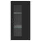 vidaXL Wall-mounted Cabinet Black 55 x 29 x 100 cm Engineered wood