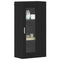 vidaXL Wall-mounted Cabinet Black 55 x 29 x 100 cm Engineered wood