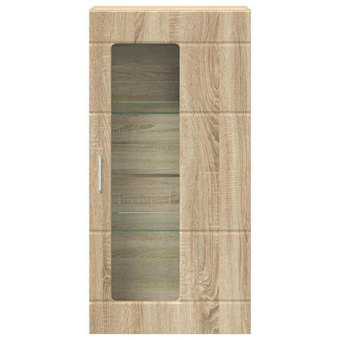 vidaXL Wall-mounted Cabinet with Shelf Sonoma oak 55 x 29 x 100 cm