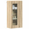 vidaXL Wall-mounted Cabinet with Shelf Sonoma oak 55 x 29 x 100 cm