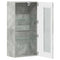 vidaXL Wall-mounted Cabinet with Shelf Concrete grey 55 x 29 x 100 cm