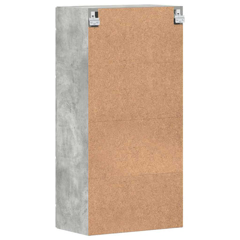 vidaXL Wall-mounted Cabinet with Shelf Concrete grey 55 x 29 x 100 cm
