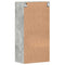 vidaXL Wall-mounted Cabinet with Shelf Concrete grey 55 x 29 x 100 cm