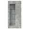 vidaXL Wall-mounted Cabinet with Shelf Concrete grey 55 x 29 x 100 cm
