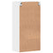 vidaXL Wall-mounted Cabinet High gloss white 55 x 29 x 100 cm