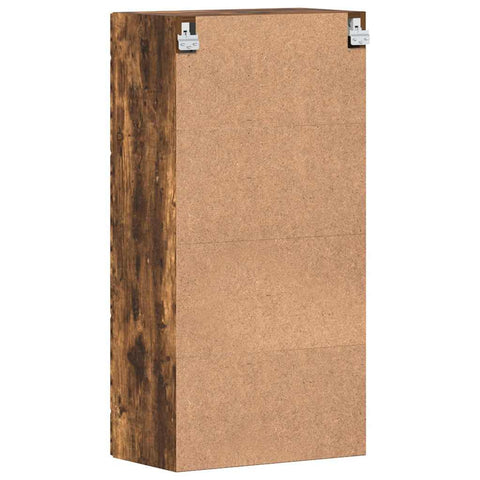 vidaXL Wall-mounted Cabinet with Shelf Smoked oak 55 x 29 x 100 cm