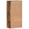 vidaXL Wall-mounted Cabinet with Shelf Smoked oak 55 x 29 x 100 cm