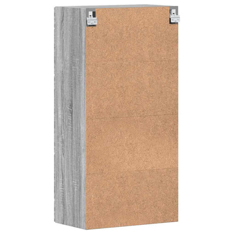 vidaXL Wall-mounted Cabinet with Shelf Grey sonoma 55 x 29 x 100 cm