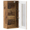 vidaXL Wall-mounted Cabinet Old wood 55 x 29 x 100 cm Engineered wood