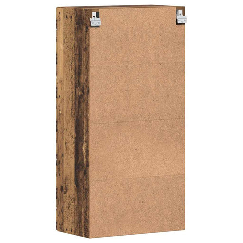 vidaXL Wall-mounted Cabinet Old wood 55 x 29 x 100 cm Engineered wood