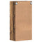 vidaXL Wall-mounted Cabinet Old wood 55 x 29 x 100 cm Engineered wood