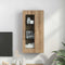 vidaXL Wall-mounted Cabinet with Shelf Artisan oak 55 x 29 x 100 cm