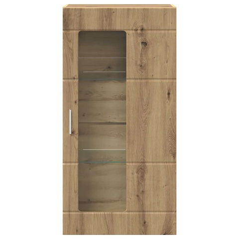 vidaXL Wall-mounted Cabinet with Shelf Artisan oak 55 x 29 x 100 cm