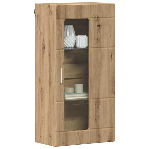 vidaXL Wall-mounted Cabinet with Shelf Artisan oak 55 x 29 x 100 cm
