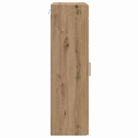 vidaXL Wall-mounted Cabinet with Shelf Artisan oak 55 x 29 x 100 cm