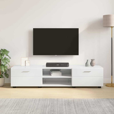 vidaXL TV Cabinet Concrete grey 150 x 39 x 30 cm Engineered wood