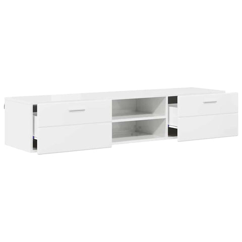 vidaXL TV Cabinet Concrete grey 150 x 39 x 30 cm Engineered wood