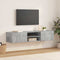 vidaXL TV Cabinet High gloss white 150 x 39 x 30 cm Engineered wood