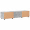 vidaXL TV Cabinet High gloss white 150 x 39 x 30 cm Engineered wood