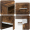 vidaXL TV Cabinet Smoked oak 150 x 39 x 30 cm Engineered wood