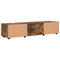 vidaXL TV Cabinet Smoked oak 150 x 39 x 30 cm Engineered wood