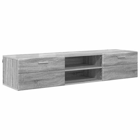 vidaXL TV Cabinet Grey sonoma 150 x 39 x 30 cm Engineered wood