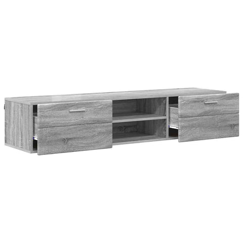 vidaXL TV Cabinet Grey sonoma 150 x 39 x 30 cm Engineered wood
