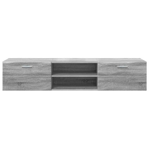 vidaXL TV Cabinet Grey sonoma 150 x 39 x 30 cm Engineered wood