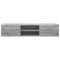 vidaXL TV Cabinet Grey sonoma 150 x 39 x 30 cm Engineered wood