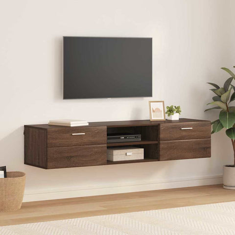 vidaXL TV Cabinet Brown oak 150 x 39 x 30 cm Engineered wood