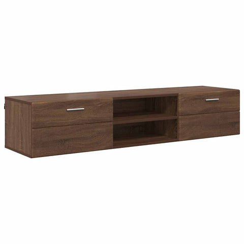 vidaXL TV Cabinet Brown oak 150 x 39 x 30 cm Engineered wood