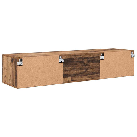 vidaXL TV Cabinet with Shelf Old wood 150 x 39 x 30 cm Engineered wood