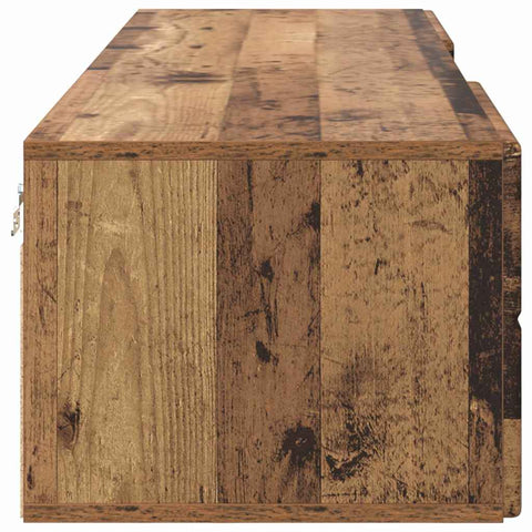 vidaXL TV Cabinet with Shelf Old wood 150 x 39 x 30 cm Engineered wood