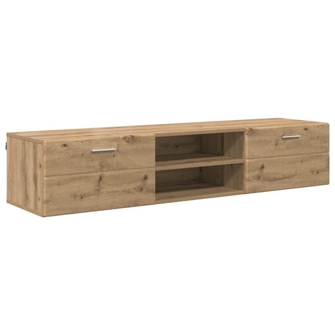 vidaXL TV Cabinet Artisan oak 150 x 39 x 30 cm Engineered wood