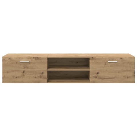 vidaXL TV Cabinet Artisan oak 150 x 39 x 30 cm Engineered wood
