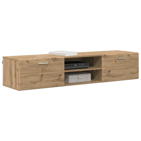 vidaXL TV Cabinet Artisan oak 150 x 39 x 30 cm Engineered wood