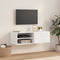 vidaXL TV Cabinet with Drawer White 100.5 x 39 x 30 cm Engineered wood