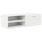 vidaXL TV Cabinet with Drawer White 100.5 x 39 x 30 cm Engineered wood